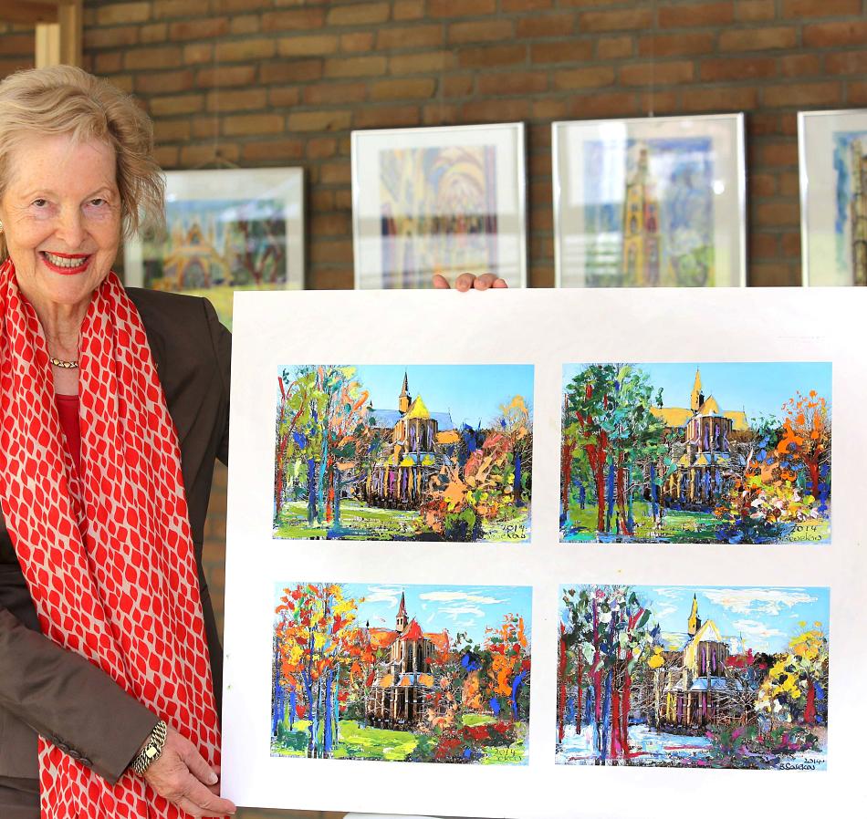 Birgit Sewekow in der Friedenskirche